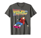 Back To The Future 8-Bit Marty on Hoverboard T-Shirt