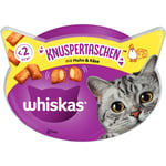 2 + 1 gratis! 3 x Whiskas snacks - Knasende snacks: Kylling & Ost (24 x 60 g)