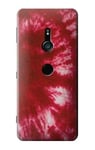 Tie Dye Red Case Cover For Sony Xperia XZ3