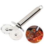 1 Pcs Pizza Knife Wheels Cutters Stainless Steel Round Hob Slice