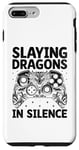 Coque pour iPhone 7 Plus/8 Plus Jeu vidéo Slaying Dragons In Silence