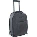EVOC CT 40 valise, trolley (valise pratique pour les bagages à main, sac trolley avec roulettes, sac de voyage imperméable et stable, taille : XL, dimensions : 55 x 38 x 21 cm, volume : 40 l), Black