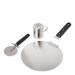 Satake - Pizzaset 3 delar svart/rostfri