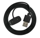 USB 2.0 Cable 55 CM Charging Cable for Xiaomi Mi Band 6 Smart Watch IN Black
