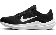 Nike Men's Winflo 10 Sneaker, Black/White, 11 UK