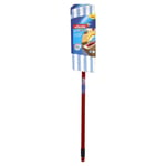 Vileda 0219-1  Flat Active Max Mop with Telescopic Broom Handle - Red/Black