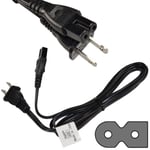 AC Power Cord for Sharp AQUOS LC-52SB55U LC-52XS1US LC-60C52U LCD HDTV Smart TV