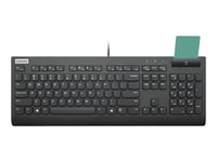Non communiqué Lenovo Smartcard Wired Keyboard II - Clavier USB Belgium/UK noir pour 100e Chromebook Gen 3; IdeaPad Flex 3 CB 11M836; ThinkCentre M75q 2; ThinkStation P340