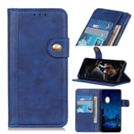 Custodia® Flip Wallet Case for Asus Zenfone 6 ZS630KL/Asus Zenfone 6z/Asus Zenfone 6 2019 (Blue)