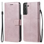 KT Series-2 Samsung Galaxy S21 FE fodral - Roséguld Rosa