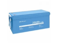 Qoltec LiFePO4 litiumjernfosfatbatteri | 12,8V | 200 Ah | 2560Wh | BMS