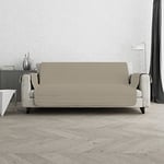 Italian Bed Linen Housse de canapé matelassée Sogni‿e Capricci imperméable à la Mode Gris Colombe/crème 3 Places