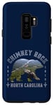 Coque pour Galaxy S9+ NC Black Bear Cheminée Rock State Park Skyline Caroline du Nord