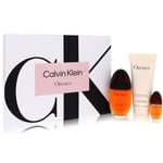 Calvin Klein Obsession EDP Spray 100ml + EDP 15ml + Body Lotion 3Pcs Gift Set