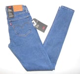 * LEVI'S * Women's *NEW* 710 Super Skinny Fit Jeans 26"W x 32"L 6/8 Blue Premium