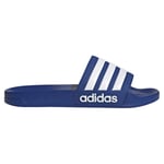 adidas Badtofflor adilette Shower - Royal Blå/Vit, storlek 47