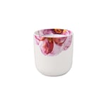 Villeroy & Boch – Rose Garden Home Bougie Parfumée Velvet Rose, 8,5 X 8,5 X 9 Cm, Porcelaine