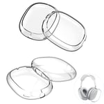 HuPop Earpads Case Cover for Airpods Max - 2 Sets Anti-Scratch Dust-proof Headset Headphone Earpads Protective Frame Cover Case Compatible with Airpods Max