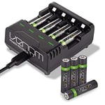 Venom Rechargeable Battery Charging Dock plus 8 x AAA 800mAh Batteries