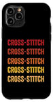 Coque pour iPhone 11 Pro Amoureux du point de croix, point de croix