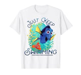 Disney Pixar Finding Nemo Just Keep Swimming Seaweed Poster T-Shirt