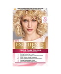 Loreal L'Oreal Paris Excellence Creme Permanent Hair Dye, 10 Natural Baby Blonde - Black - One Size