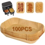 100-pack luftfritös bakplåtspapper, rektangulärt bakplåtspapper
