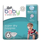 Boots Baby Super Dry Extra Large Nappies Size 6 23s