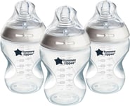 Tommee Tippee Natural Start Anti-Colic Baby Bottle, 260 Ml, 0+ Months, pack of 3