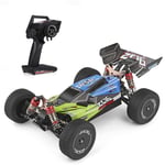 WLKQ Suitable for Any Terrain 1/14 Simulation Model Toy Car 2.4GHz Remote Control Buggy 4WD Off-Road Drift Car 60km/h High Speed Racing Vehicle,Blue