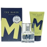 Ted Baker M 30ml Eau de Toilette, 150ml Body Wash Gift Set for Men HIM NEW