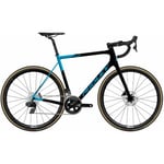 Ridley Bikes Helium Disc Rival AXS Carbon Road Bike - 2022 Black / Belgian Blue S Blue/Black