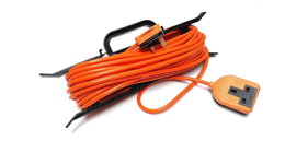 1 Way/Gang Socket 10 Meter Extension Lead Cable UK Mains Plug 13amp-Orange