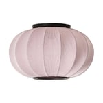 Made By Hand Knit-Wit 45 Oval væg- og loftlampe Light pink