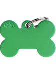 MyFamily ID Tag Basic collection Big Bone Green in Aluminum