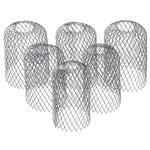 6-pack rännkorg 3 tum expanderbar aluminiumfilter sil rännkörning stuprör för att stoppa blockering