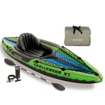 INTEX Inflatable Kayak Boat Canoe Rowing Challenger K1 68305NP vidaXL