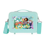 Disney Pink Cabin Suitcase Charm, 38 x 55 x 20 cm, Rigid ABS Combination Lock, Pink, Makeup Bag
