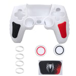 Spider Controller Cover Case For PS5 With Thumb Grip Caps and Cover Wrap Sticker