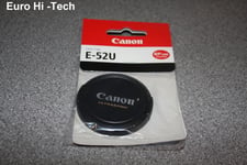 E-52U E52U CANON LENS CAP GENUINE FITS EFS 60MM F2.8 MACRO USM LENS 52MM NEW UK