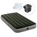 Uppblåsbar madrass 191x99x25 cm med elektrisk pump INTEX 64777
