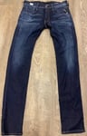 Mens Replay Jeans Anbass , Ice Blast , 32 x 36 Slim  Fit New  Tags