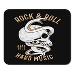 Mousepad Computer Notepad Office Rock Roll Graphic Skull Snake Home School Game Player Computer Worker Inch