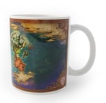 Ni No Kuni II 2 Revenant Kingdom Mug - World Map | Official Gaming Cup New