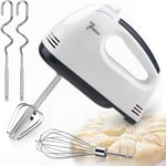 Hand Mixer, Electric Cake Whisk Food Mixer for Baking Self-Control/Turbo Boost +