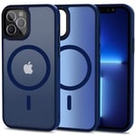 iPhone 16 Pro Max - MagSafe skal MagMat Stöttåligt Matt Blå Blue