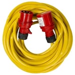 Motorkabel med CEE-don 16A gummikabel H07BQ-F