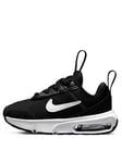 Nike Air Max Intrlk Infants Unisex Trainers, Black/White, Size 4.5 Younger