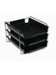 Bantex Vision Brevkorg Cash & Carry 3-Pack, Svart