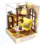 DIY Dockhus Miniatyr med Möbler Trä Mini Hus Kits Rum Dekorationer Hantverk Present till Tonåringar Vuxna Kvinnor Män null - 4